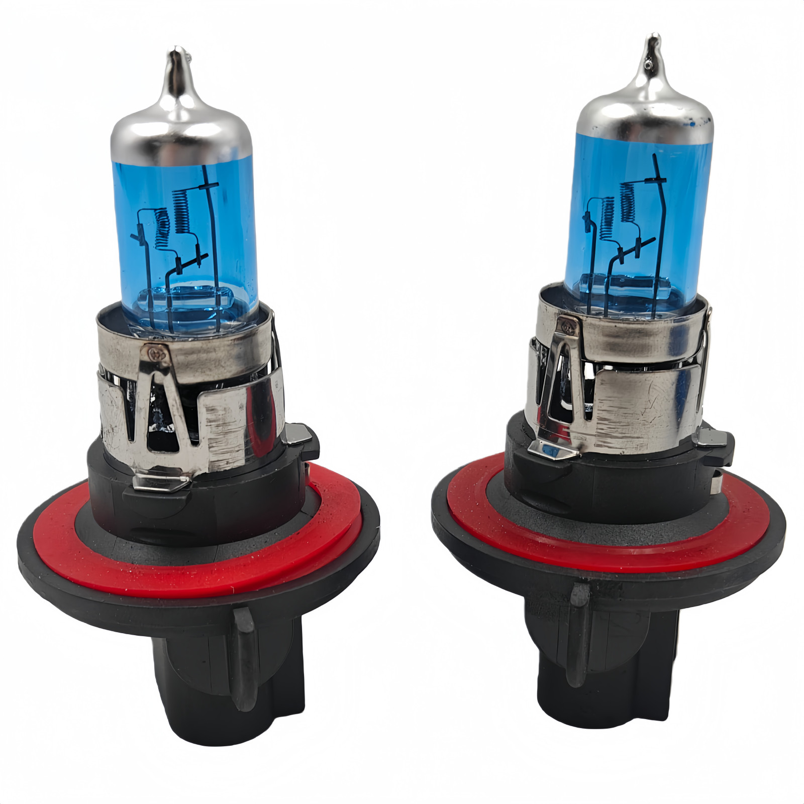 2PCS H13/9008 Halogen Headlight Bulbs Kit High/Low Beam 5000K Warm White Bright