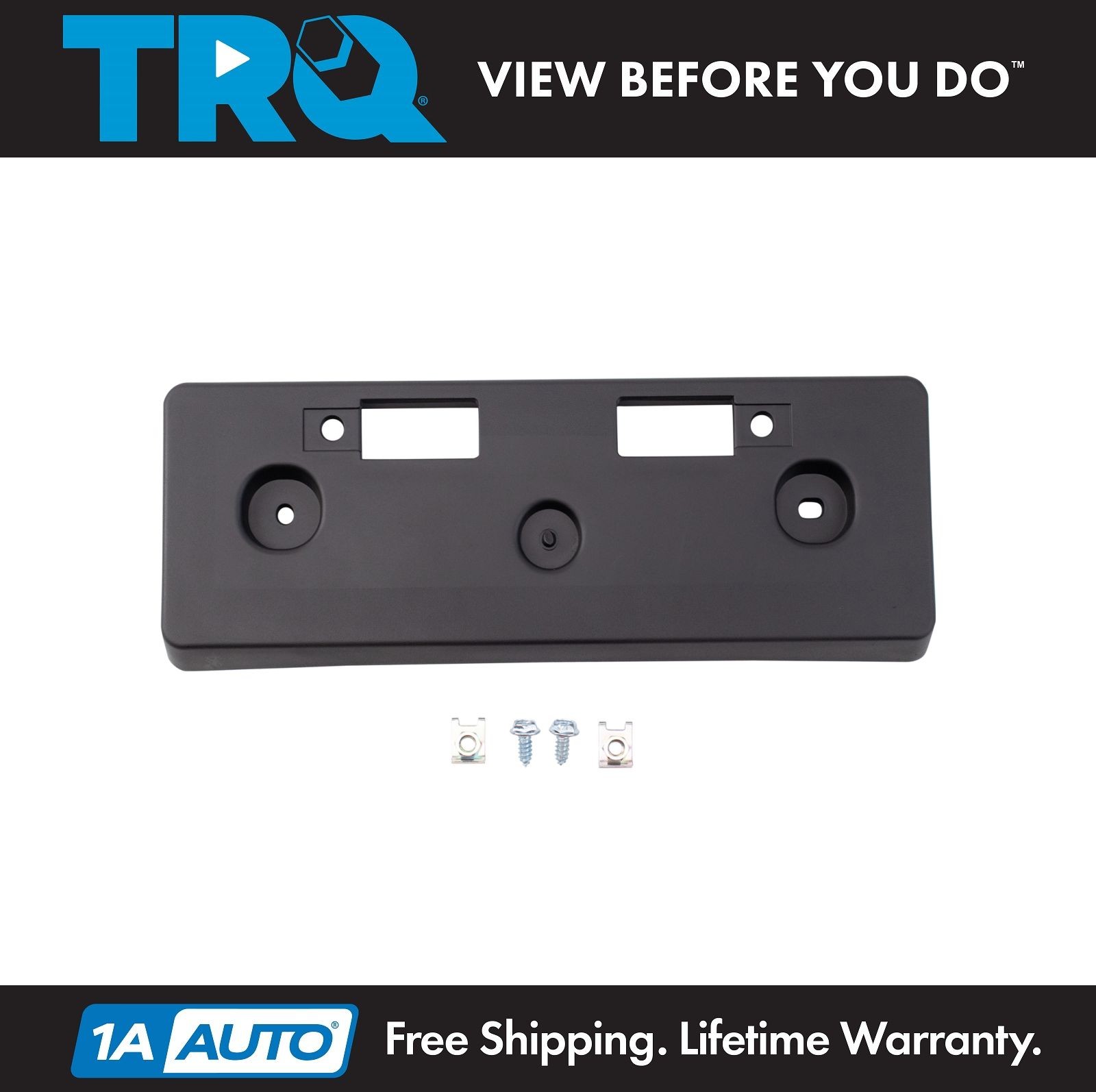 TRQ Front License Plate Bracket Fits 18-23 Nissan LEAF