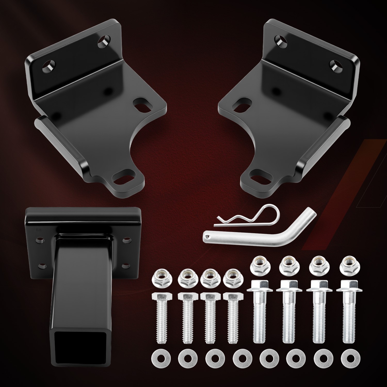 2 in Receiver Hitch for Suzuki Eiger 400 Vinson 500 King Quad Heavy Duty Steel