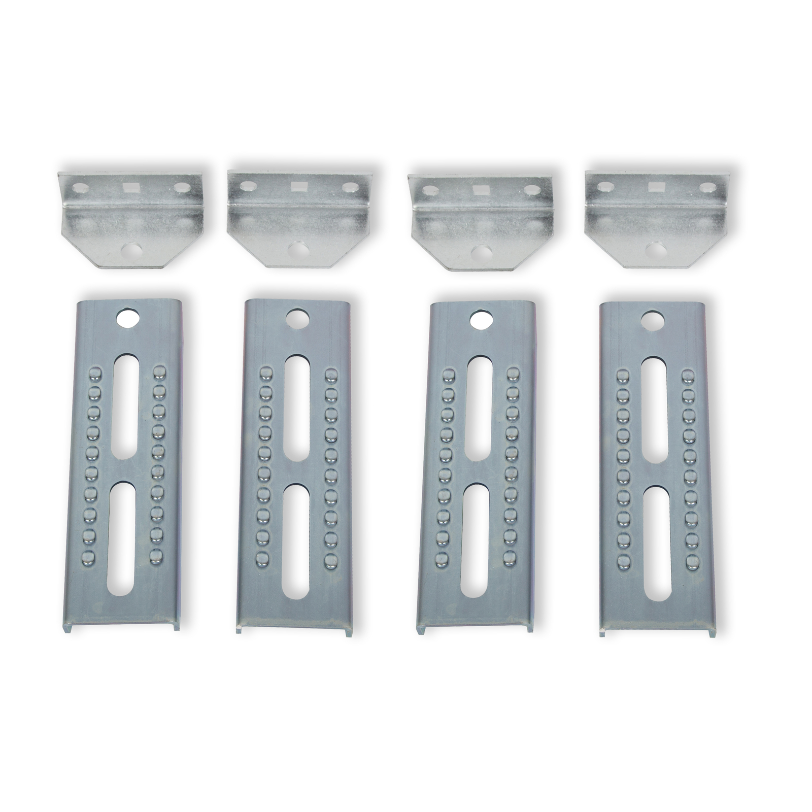 4× 8″ Galvanized Swivel Top Bunk Bracket Adjustable Boat Trailer 3×3