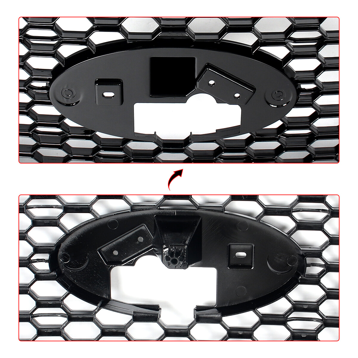 Front Radiator Grille Assembly J7 Magnetic Metallic For Ford F-150 F150 2018-20
