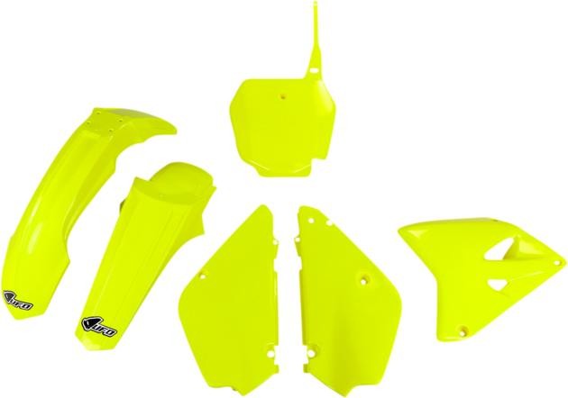 UFO Restyled Complete Plastics Kit Fluorescent Yellow for Suzuki RM85/RM85L
