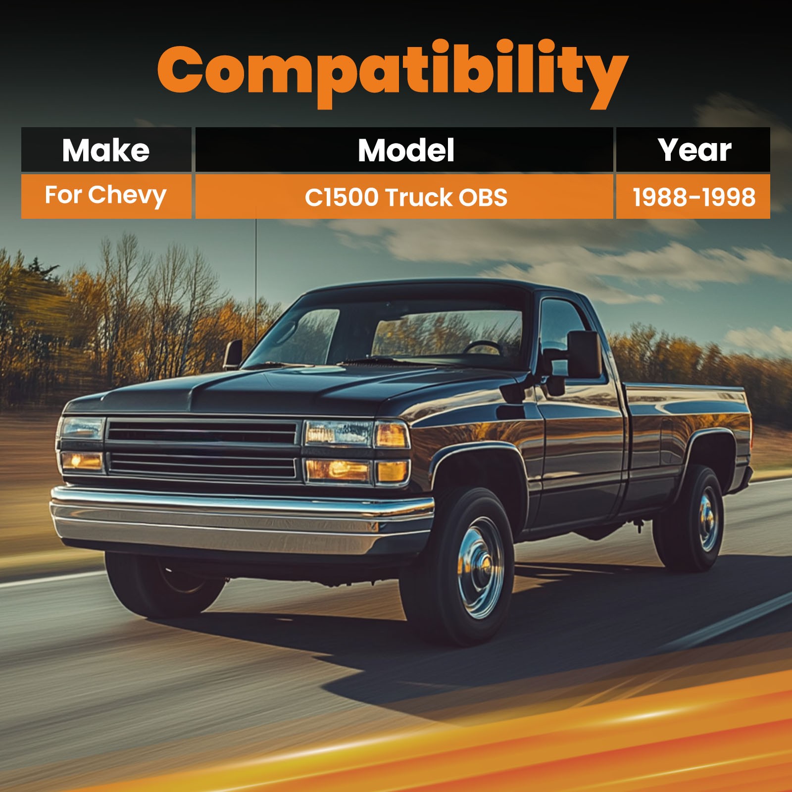 Underbed C Notch Kit for Chevy/GMC Silverado Sierra C1500 88-98