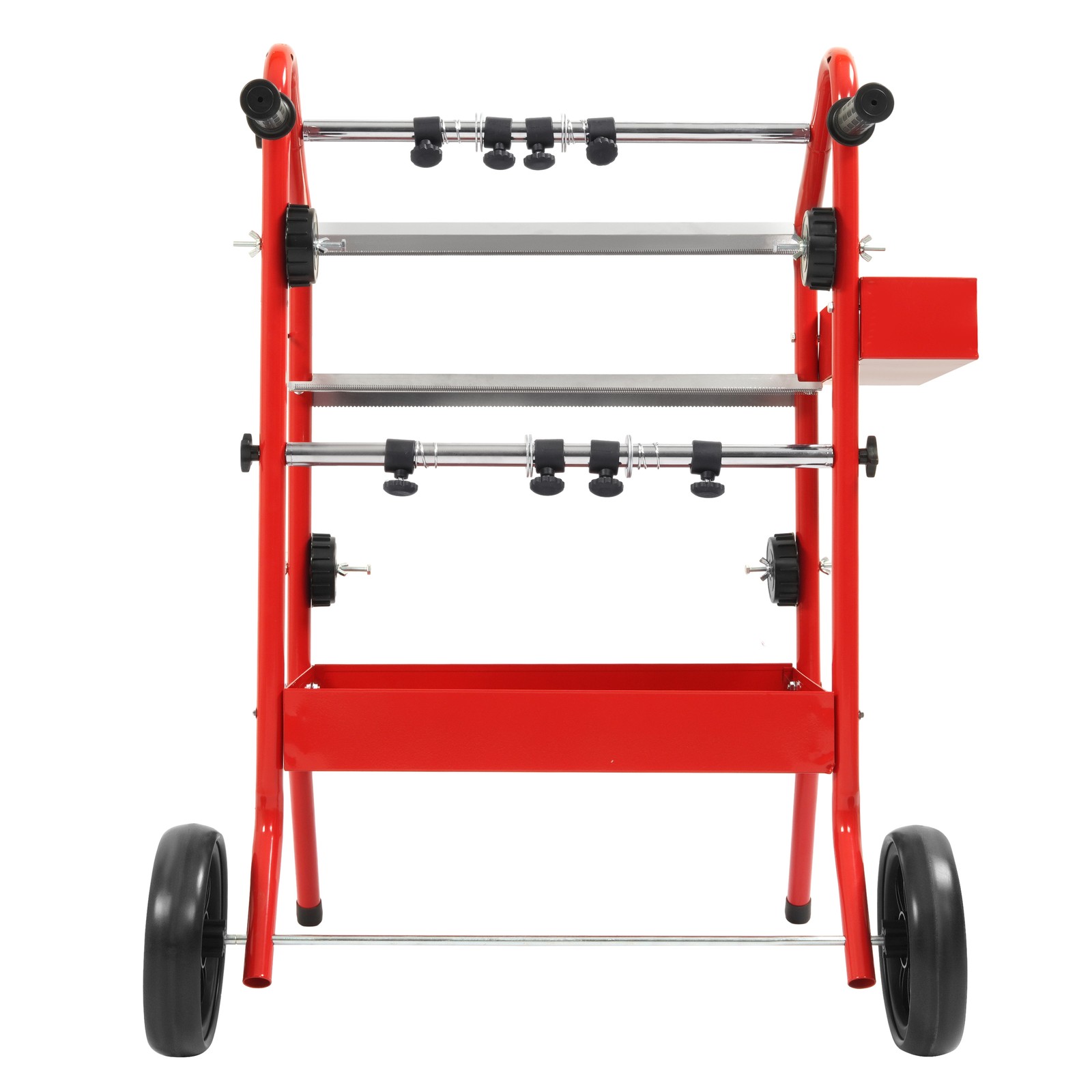 18″ Mobile Multi-Roll Masking Machine Dispenser w/ 2 Paper Bars for Auto Body