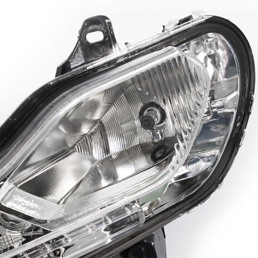 Left & Right Front Bumper Fog Lights Lamps w/Bulbs For 2013-2016 Ford Escape