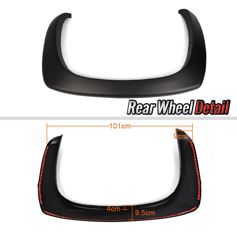 Pocket River Fender Flares Fit For 1999-2006 GMC Sierra Chevy Silverado
