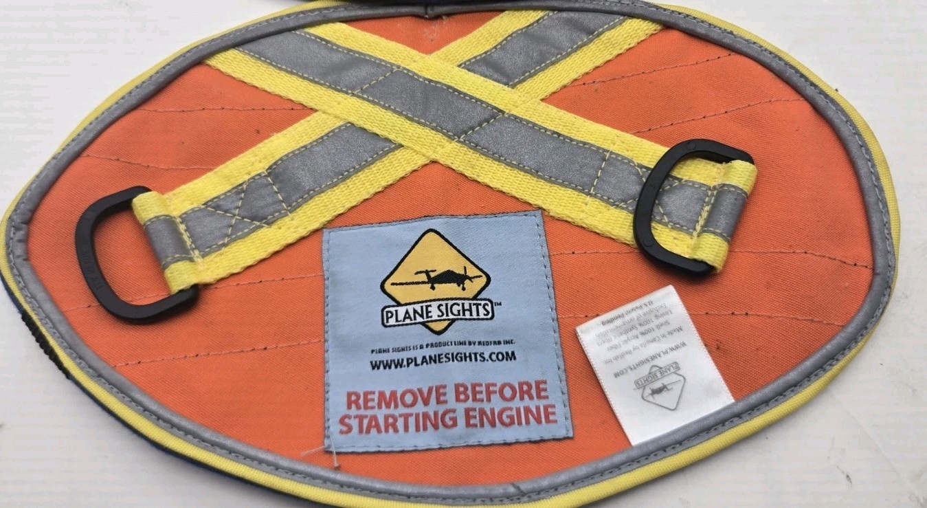 Plane Sights Aviation Oval Engine Covers Remove Before Starting Engine Pair (126