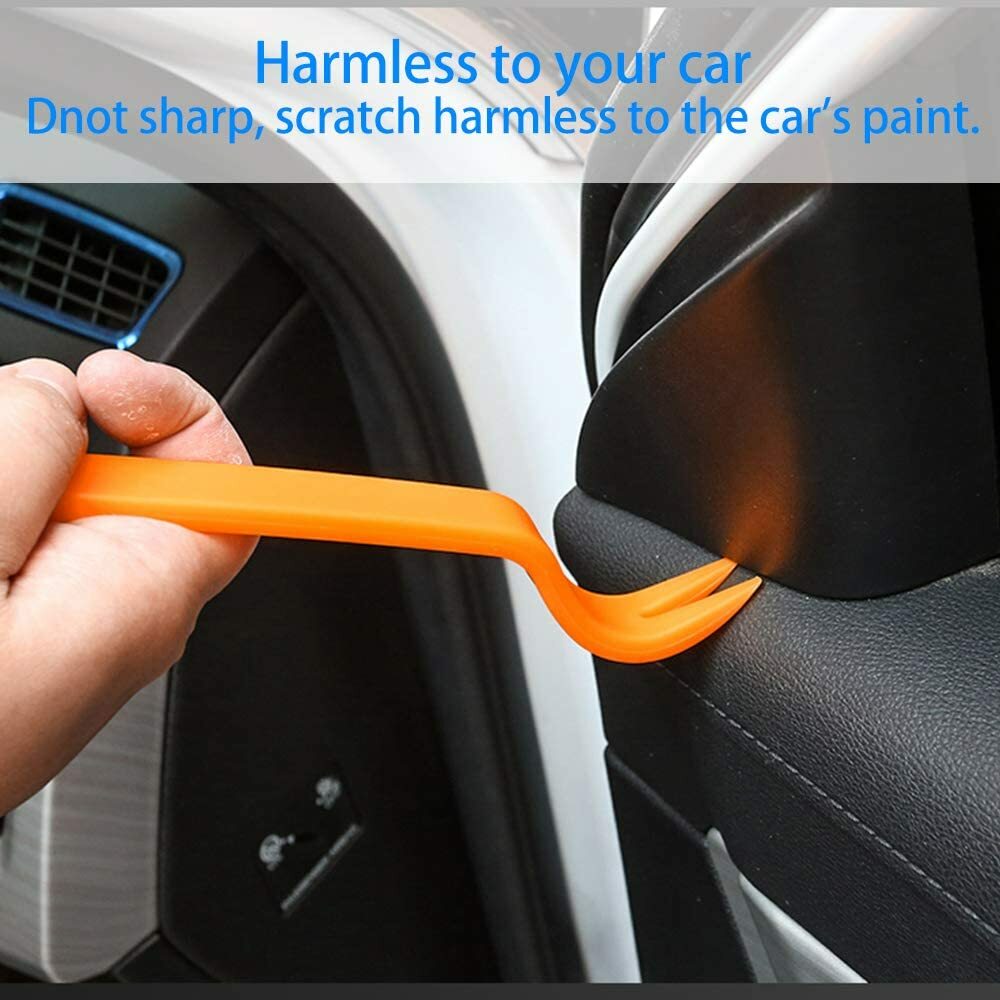 4 psc Pry Bar Set Automotive Dash Panel Plastic Trim Tool Molding Remover