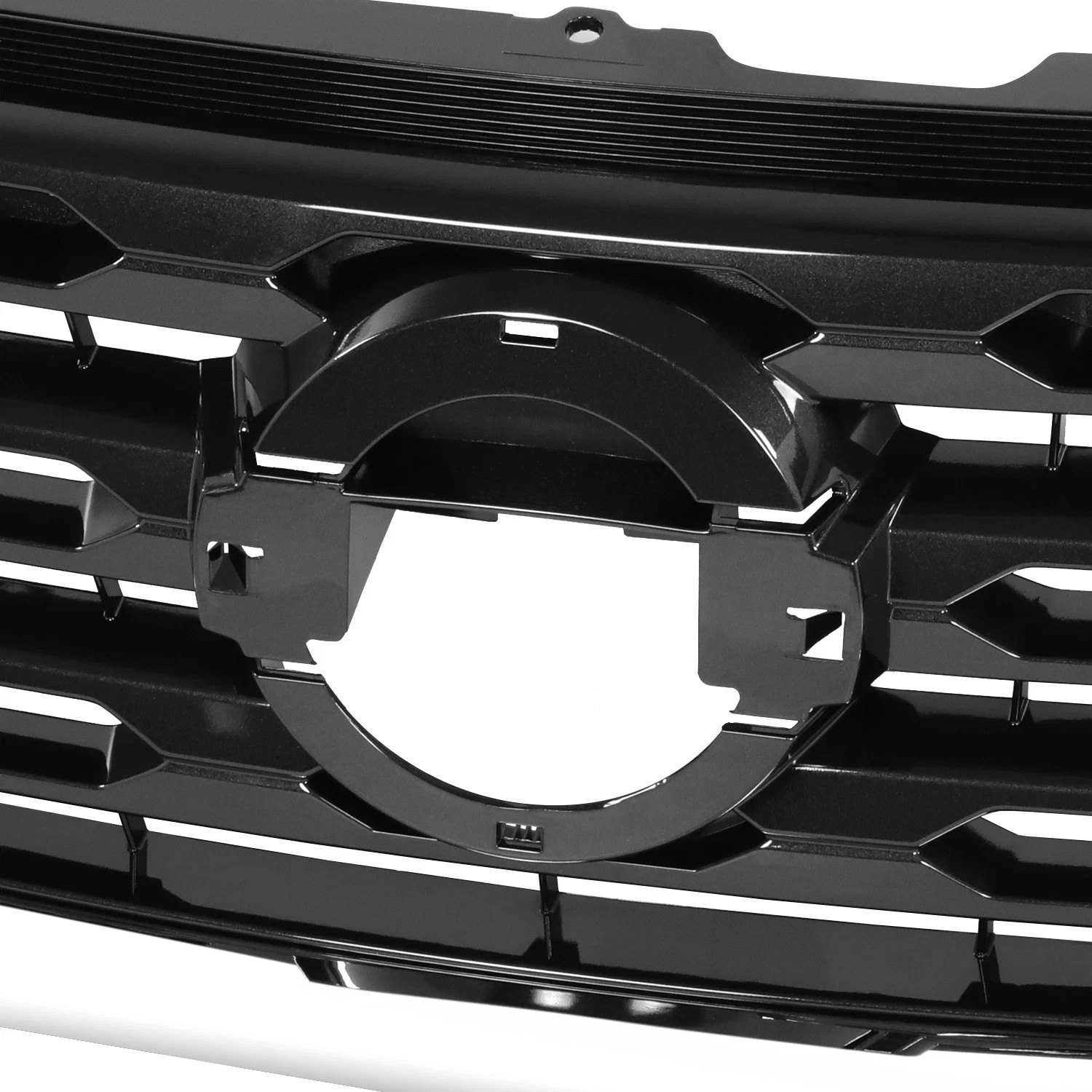 New Front Bumper Cover Grille Set Without Camera Hole For 2014-2016 Nissan Rogue