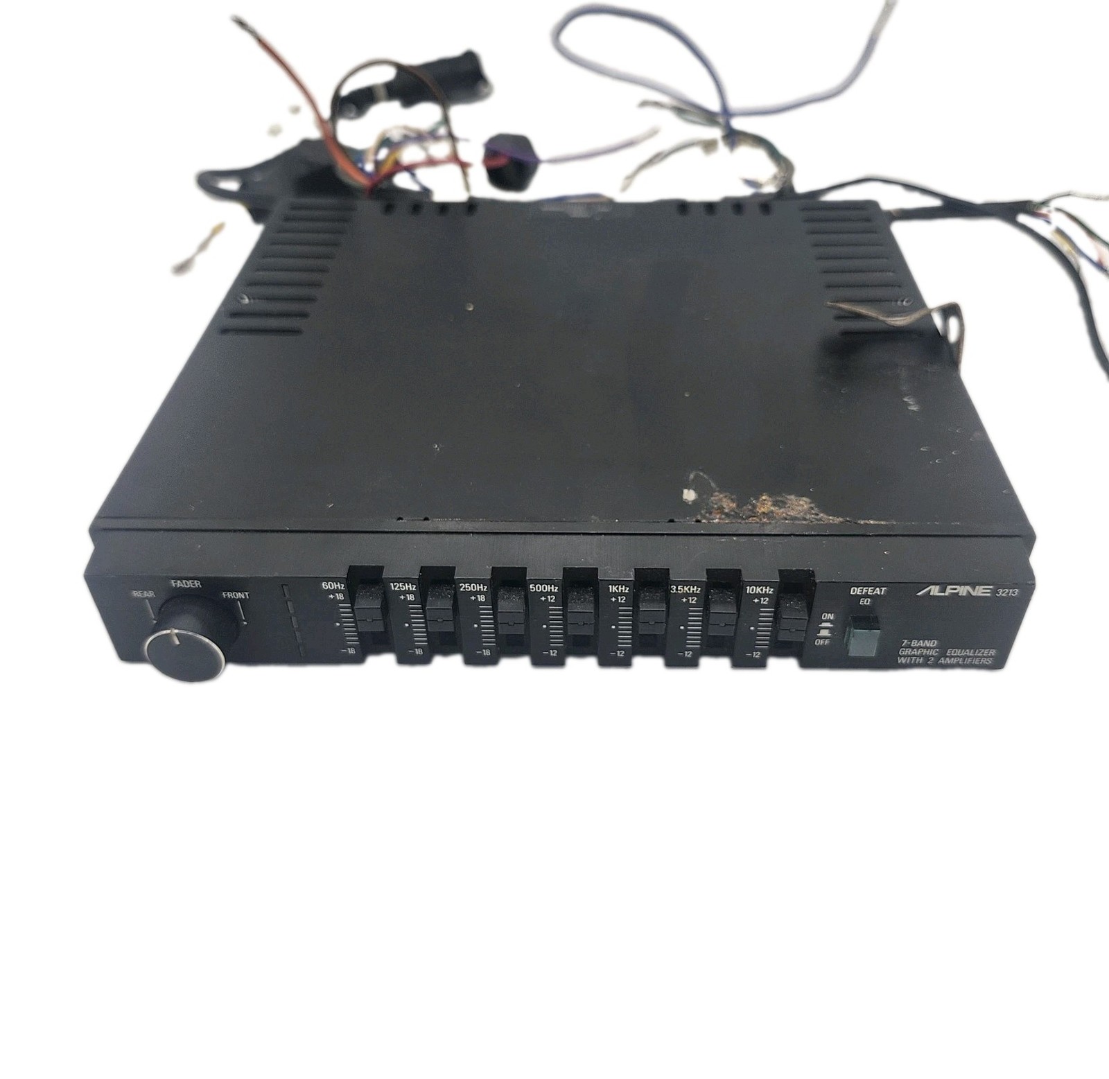Alpine Model 3213 2-Amp 7-Band Graphic Equalizer – Untested