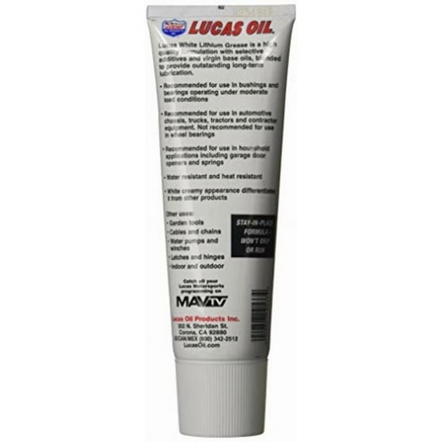 White Lithium Grease 8 Ounce Tube Free Shipping US