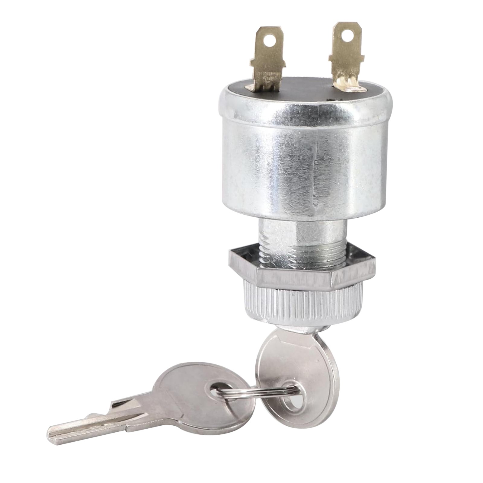 Metal+Plastic Ignition Switch 2-Terminal – Replacement for EZGO 1981+ Models