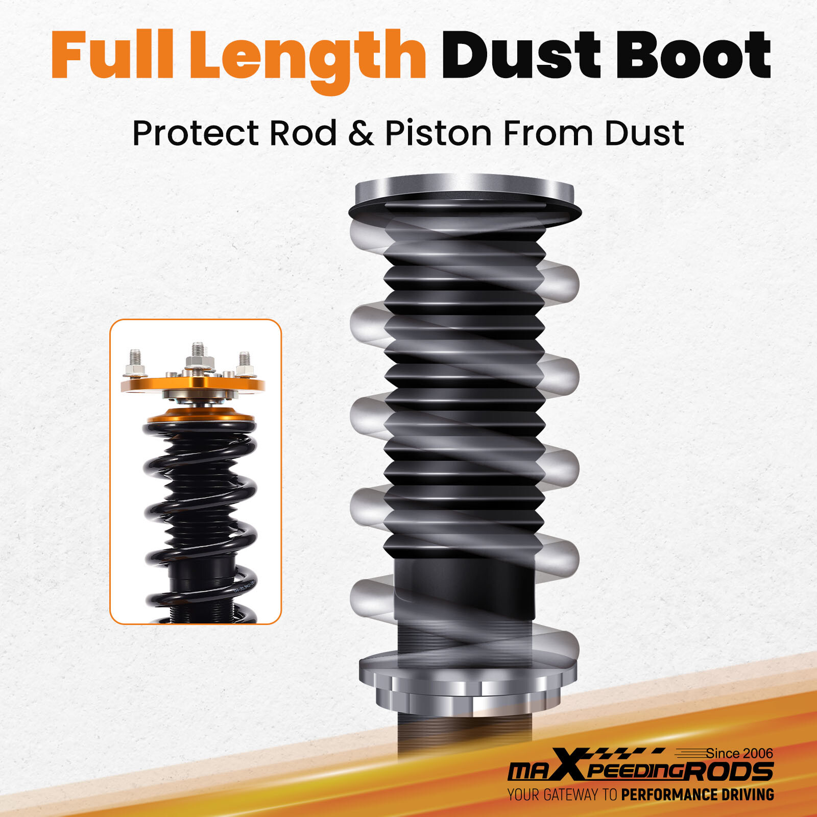 Maxpeedingrods Adjustable Coilovers Struts Suspension For Acura RSX 2002-2006