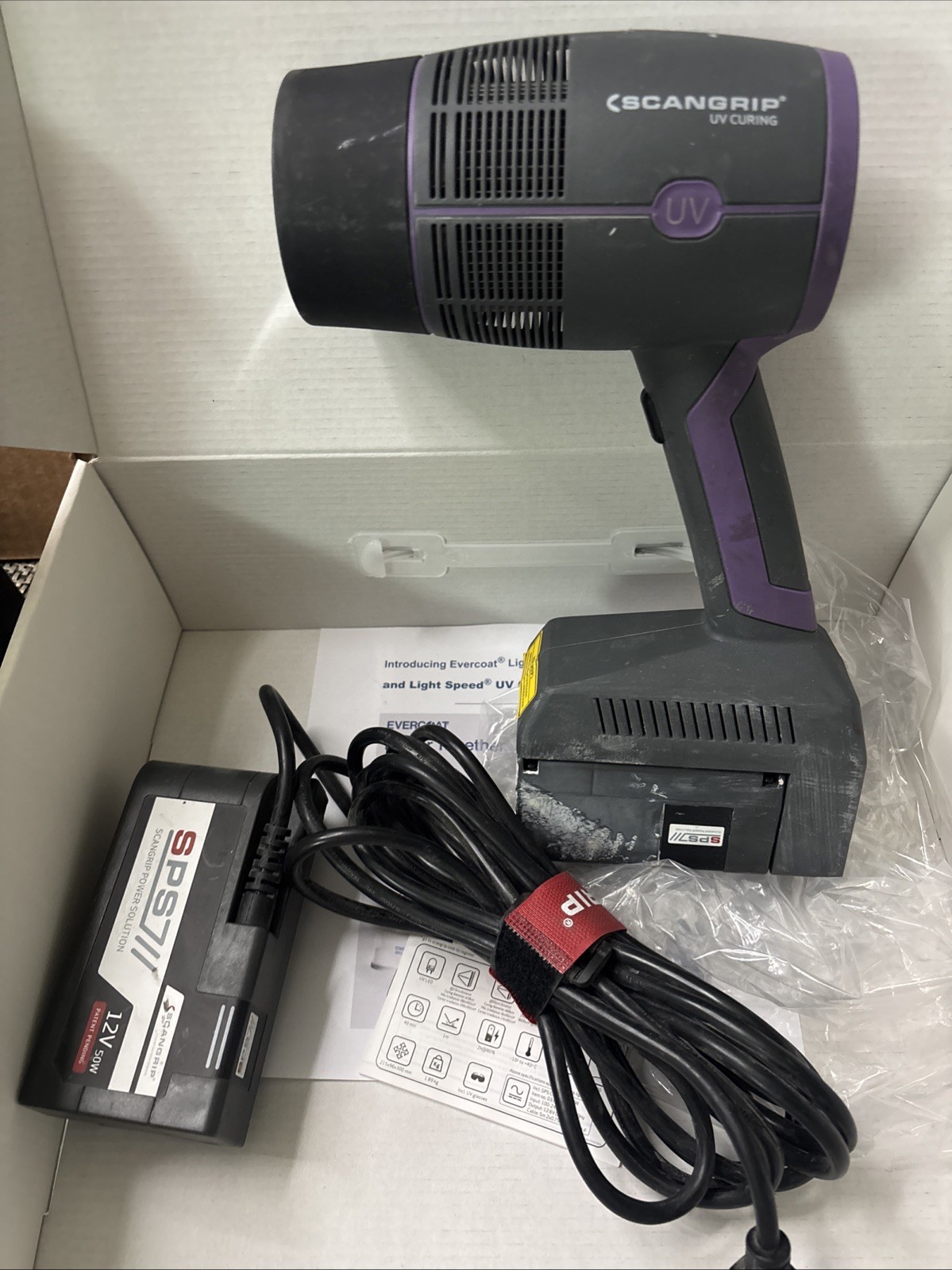 SCANGRIP UV-Gun LED Rechargeable Curing Light (03.5803US) Preowned