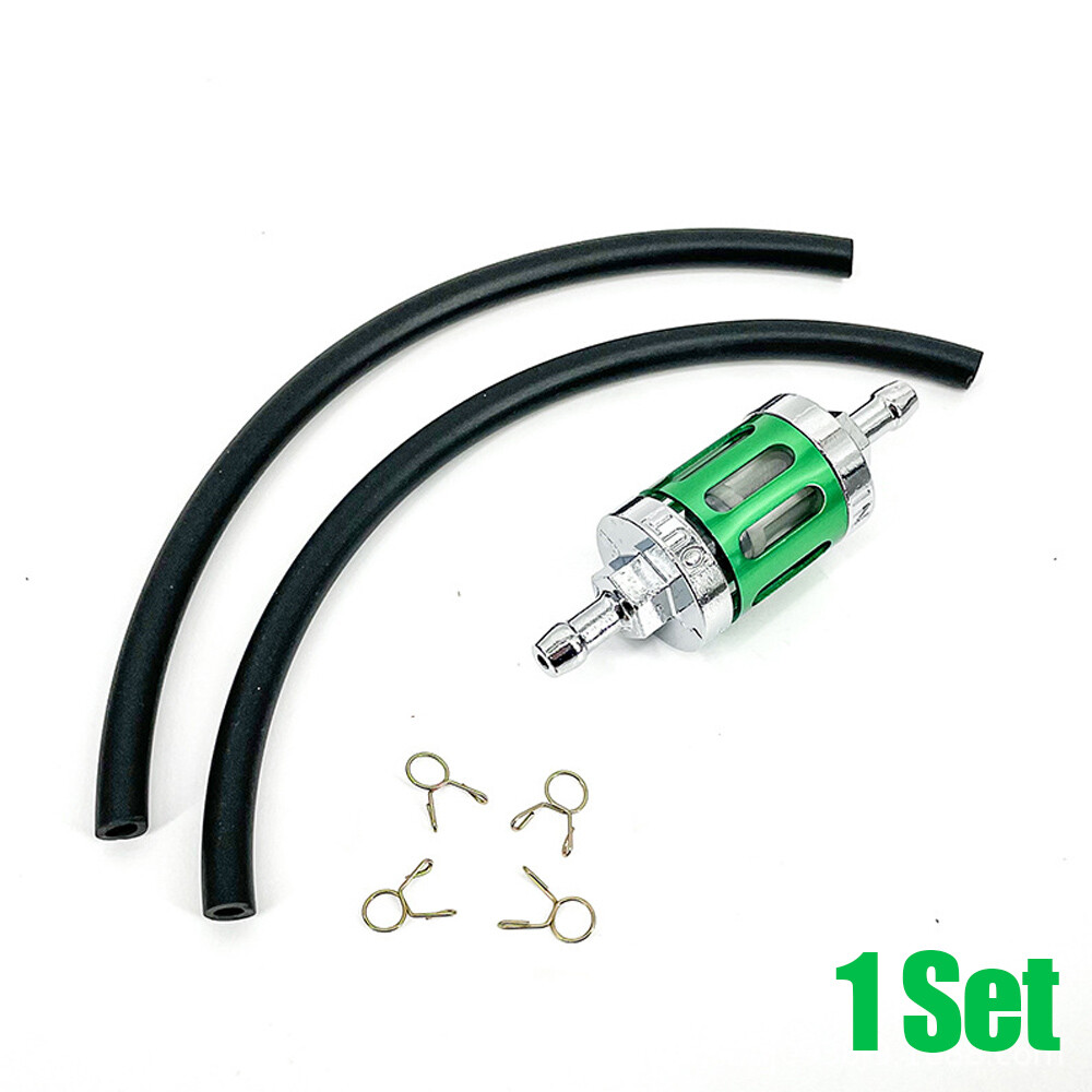 Universal 8mm Fuel Filter Engine Inline Gas Fuel Line Filter CNC Glass Filter