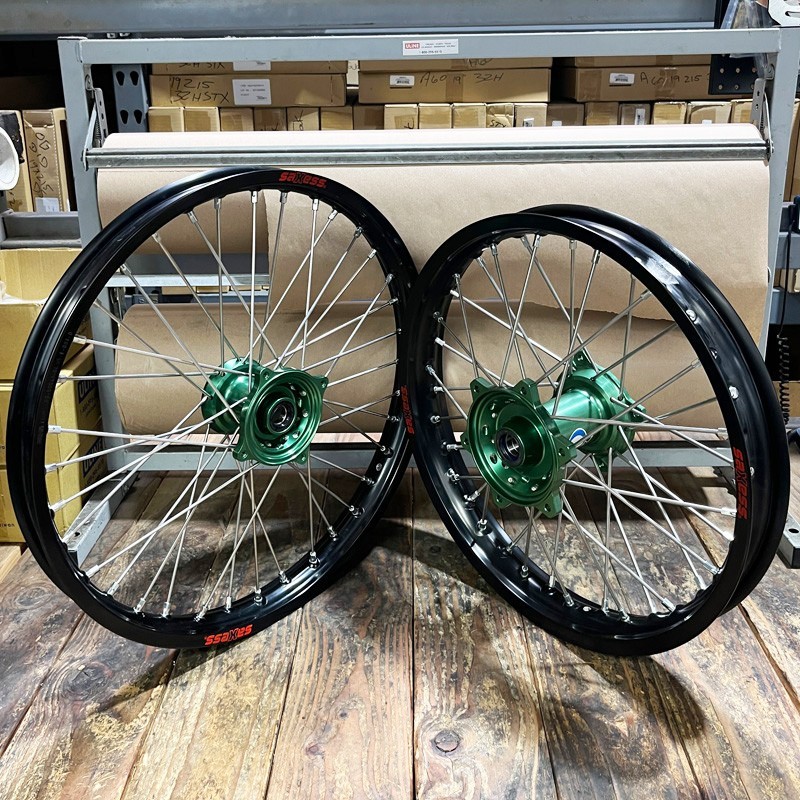 KX/F 05-18 Motocross Wheel Set US Factory Pro Racing Hubs Behr German Rims