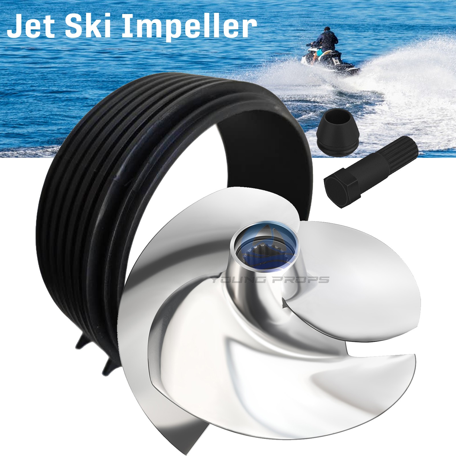 Impeller Fit Sea Doo Spark 2-Up 3-Up 900 ACE TRIXX Replace For Solas SK-CD-12/14