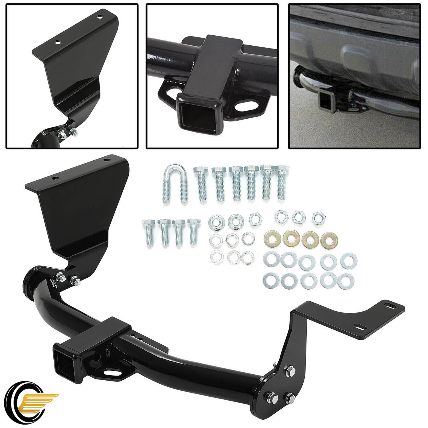 For 2007-2011 Honda CRV CR-V Class 3 Trailer Hitch Receiver Rear Bumper Tow 2″