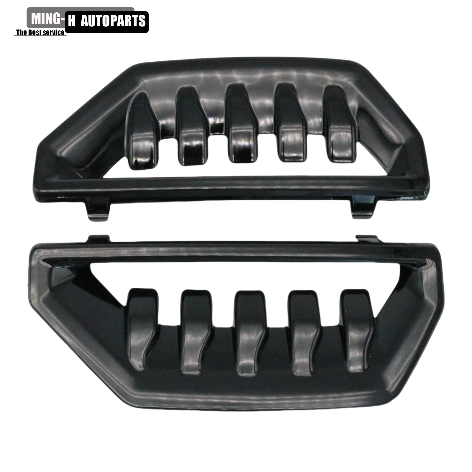 Left&Right Black NEW Bumper Grille Cover Air Duct for 2022-2025 GMC Sierra 1500