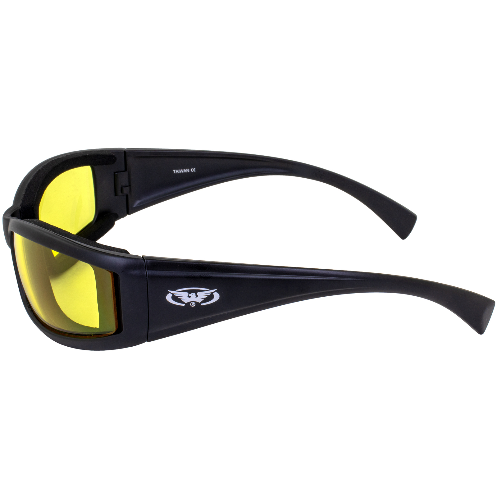Stray Cat ANTIFOG Padded Sun Glasses TRANSITION PHOTOCHROMIC LENS YELLOW & SMOKE