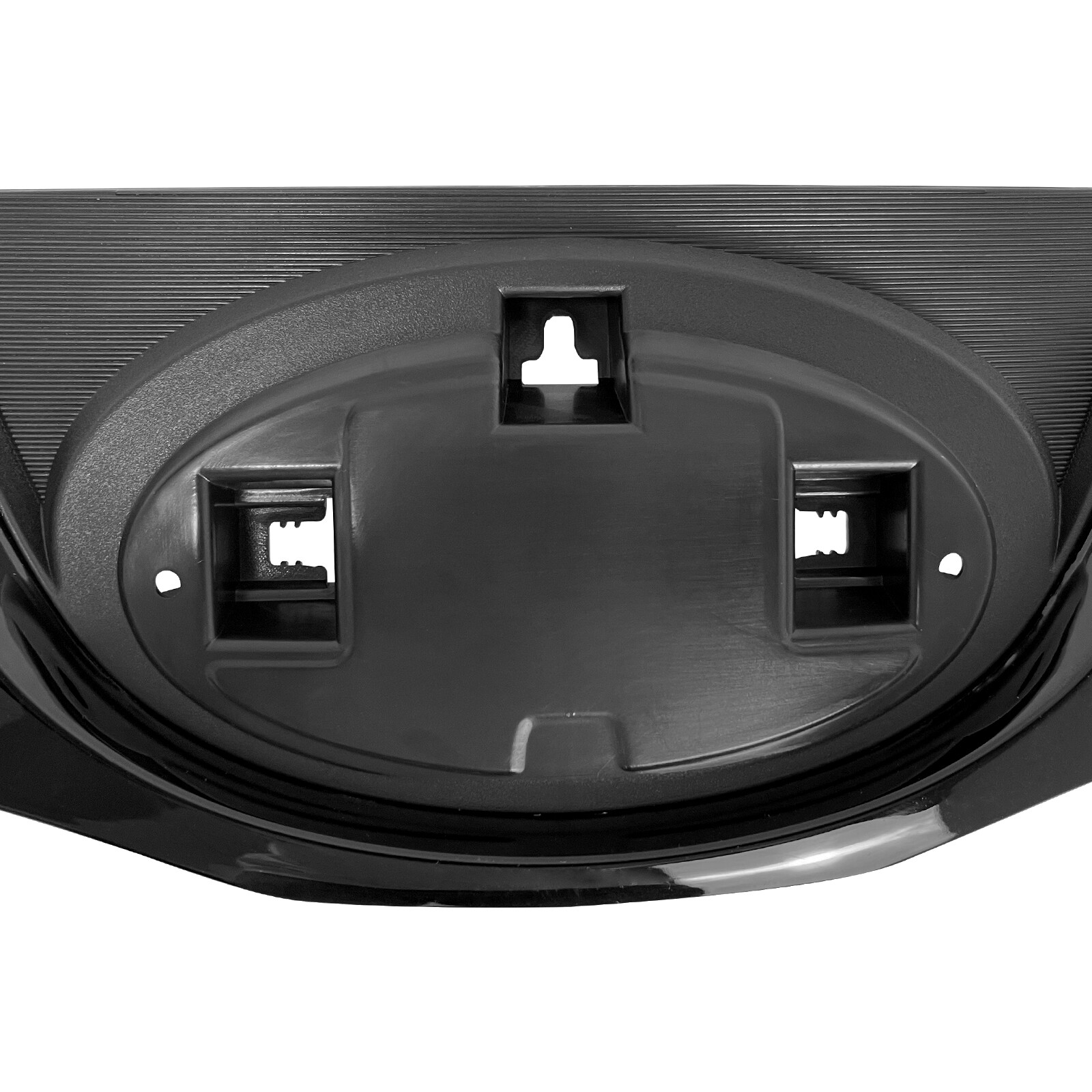 Front Bumper Upper Grille Plastic Black Set For 2014-2018 Subaru Forester