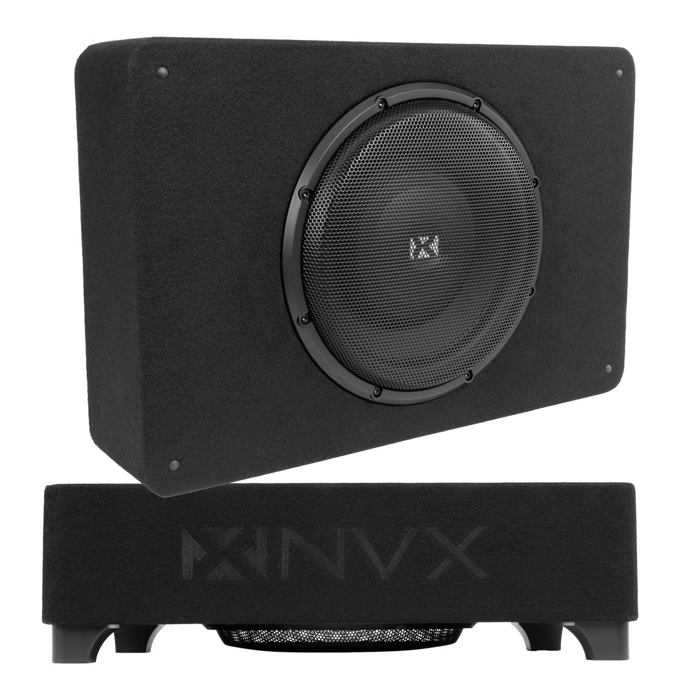 NVX BXSQ112 600W RMS 12″ Sealed 2-Ohm Loaded Enclosure