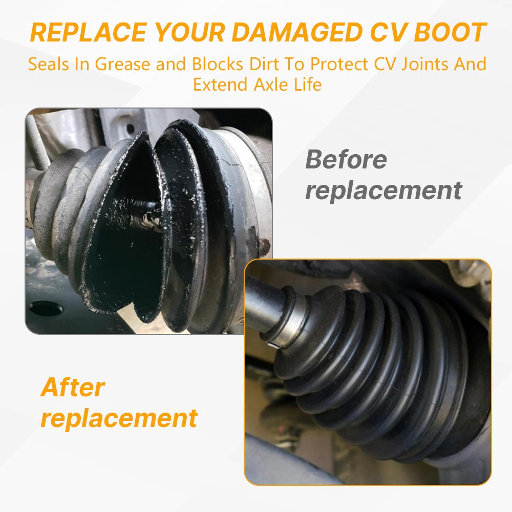 CV Joint Boot Kit for Volvo CV Axle Boot Repair Dustproof & Waterproof Protector