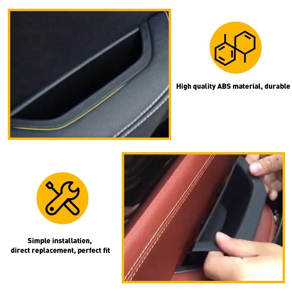 For BMW X3 F25 X4 F26 2011-2017 Left Driver Side Door Inner Handle Pull Trim