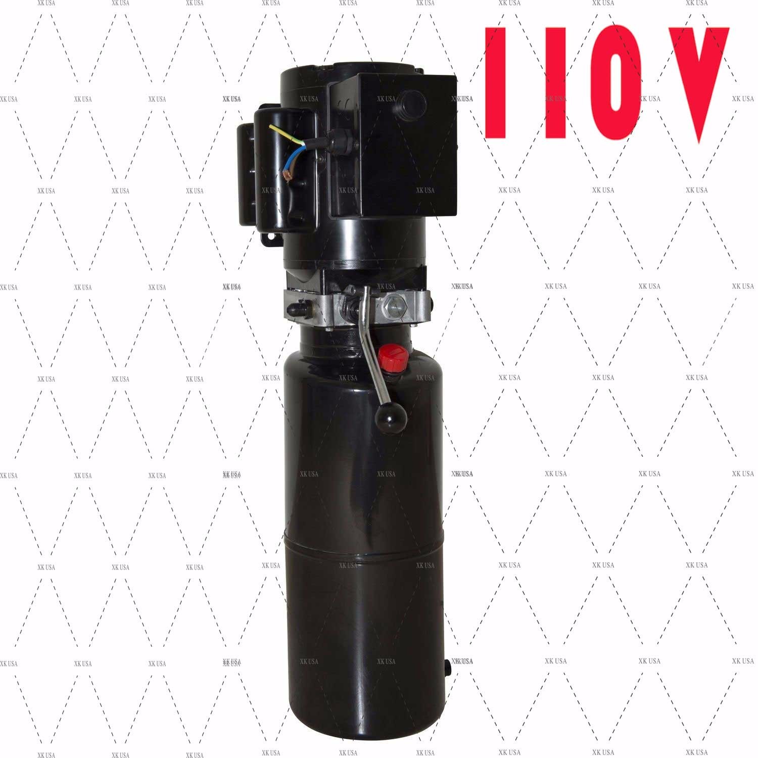 Car Lift 110V Auto Repair Shop Hydraulic Power unit 110V 60HZ 3 HP