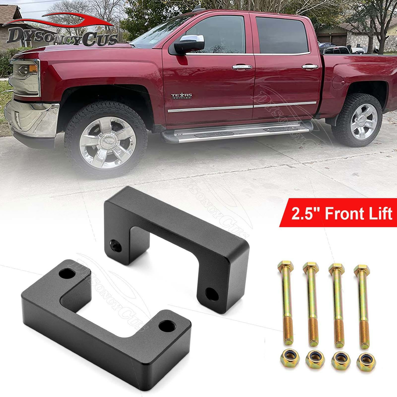 2.5″ Front Leveling Lift Kit For Chevy Silverado GMC Sierra GM 1500 LM 2007-2023