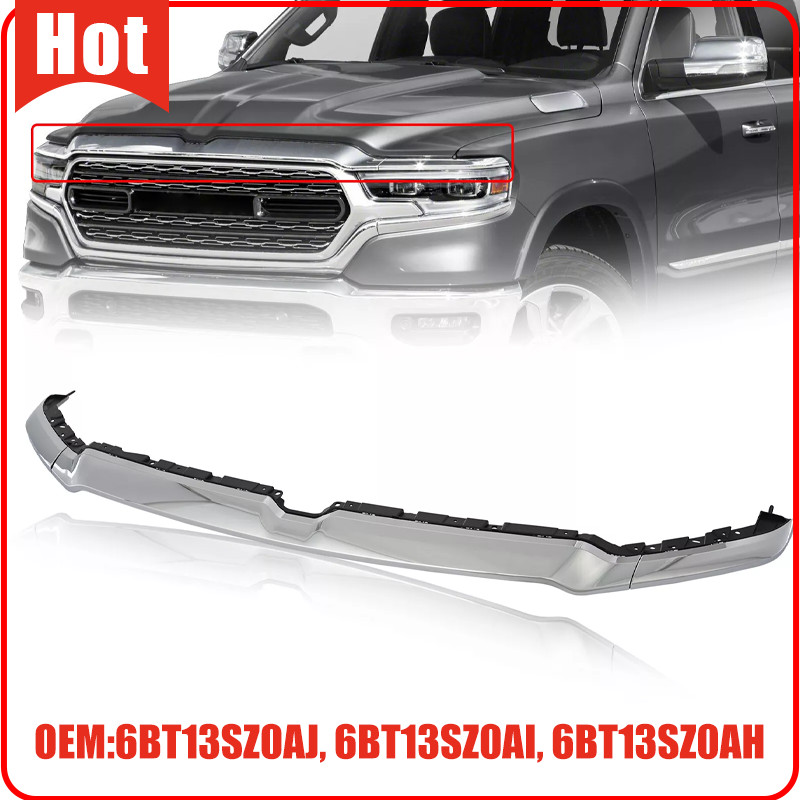 Grille Molding For 2019 2020 2021 Ram 1500 Front Upper Chrome 6BT13SZ0AJ