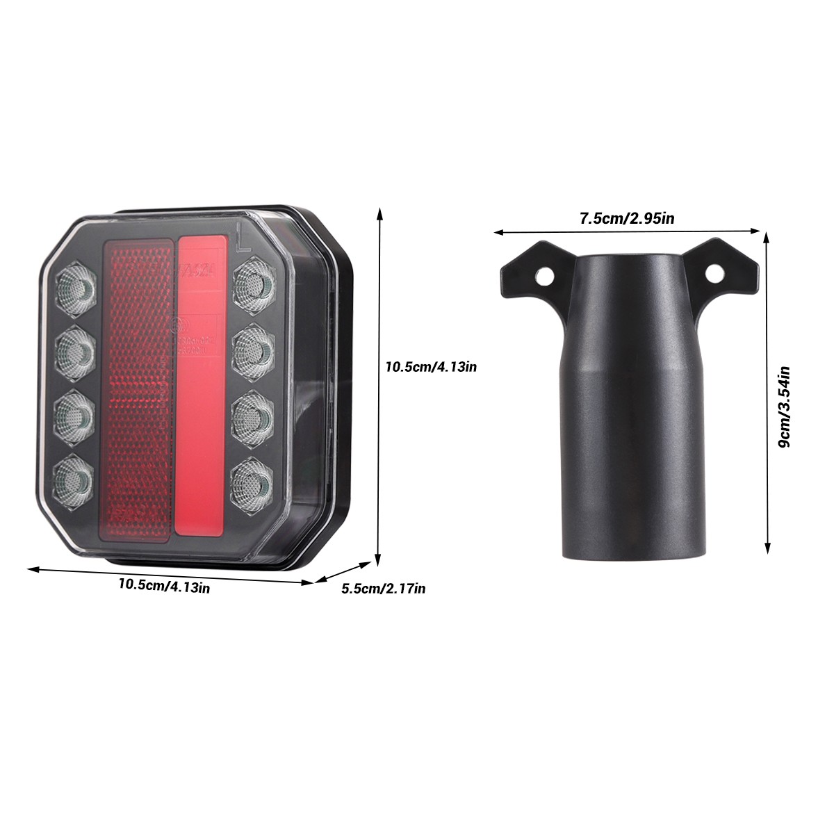 IP65 Wireless Magnetic Trailer Lights Rechargeable LED TailLight Kit For Trailer