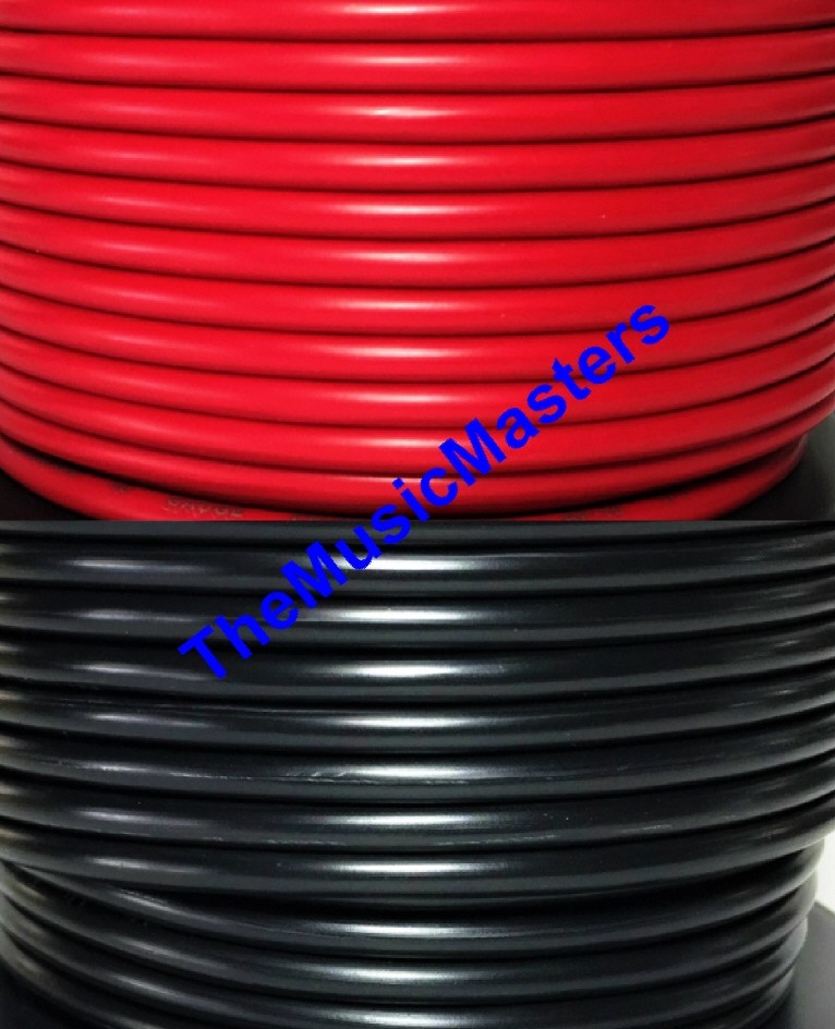 18 Gauge 50′ ft each Red Black Auto PRIMARY WIRE 12V Auto Wiring Car Power Cable