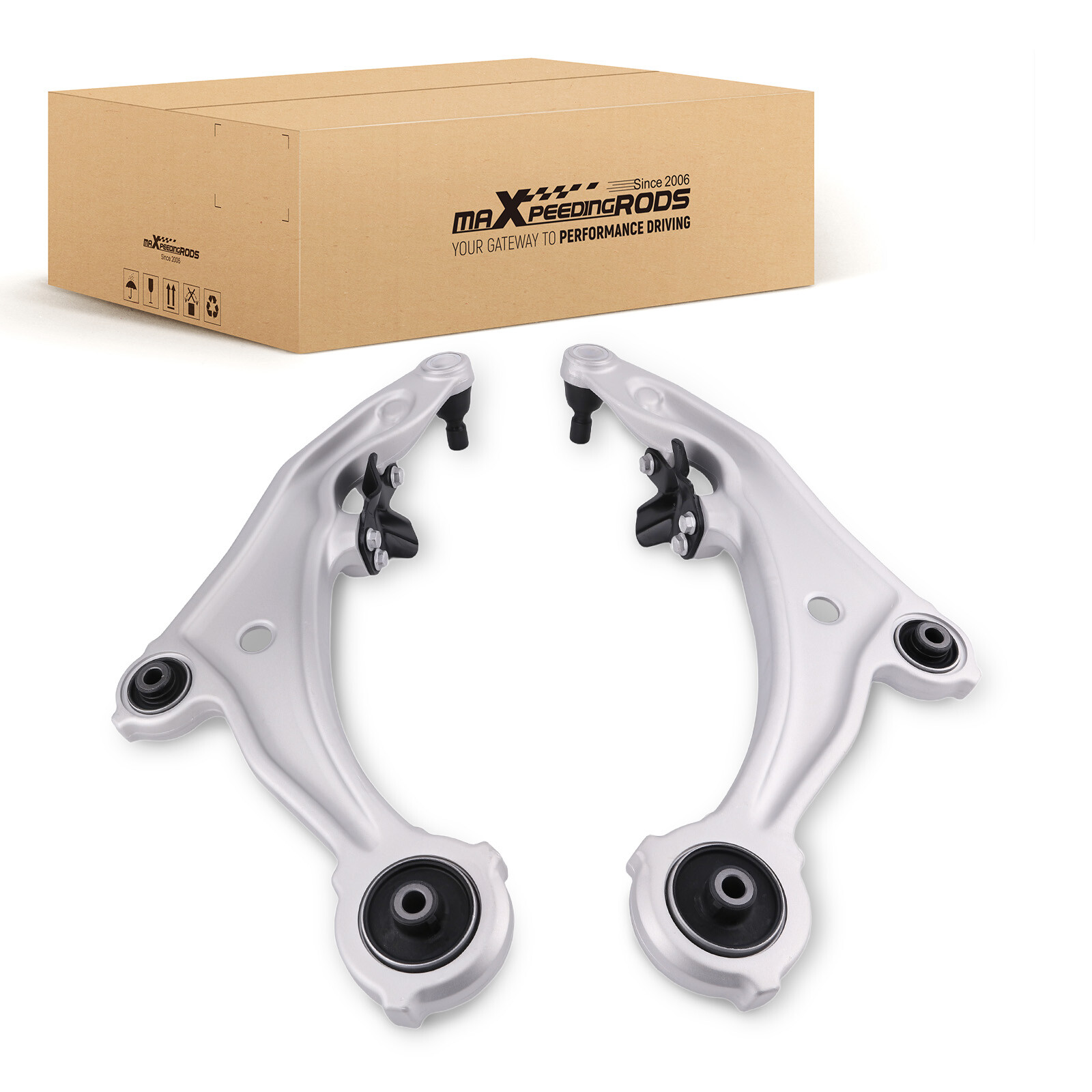 2Pcs Front Lower Control Arms w/ Ball Joints for Nissan Murano 2009-2014 LH& RH