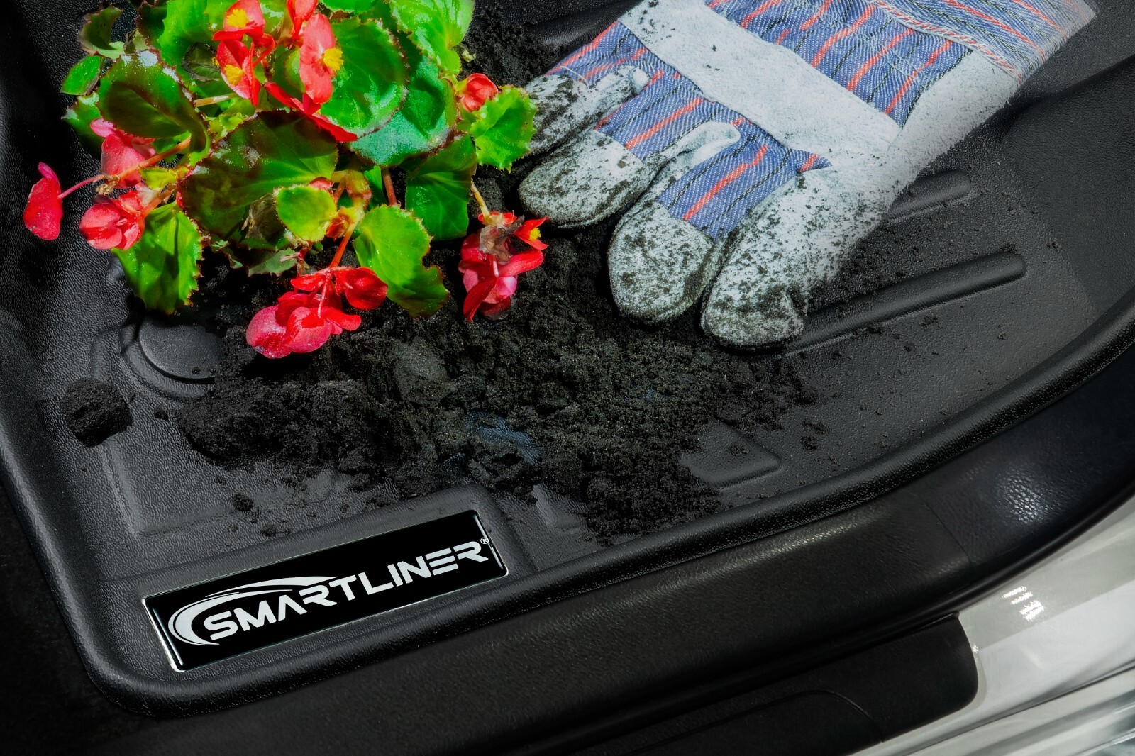 SMARTLINER Custom Fit Cargo Trunk Liner Mat Black for 2021-2024 Ford Bronco