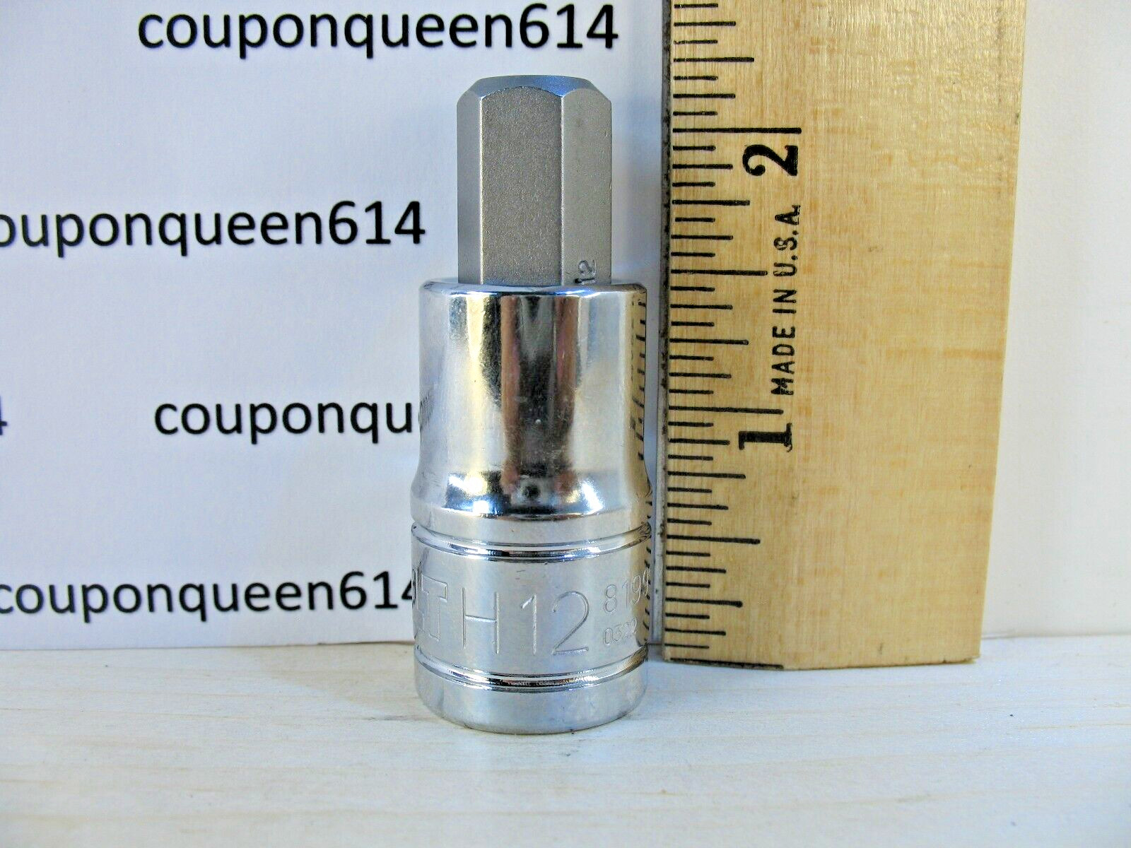 KOBALT 81999-0322, 1/2″ Drive Hex Bit Socket H12mm – Brand New
