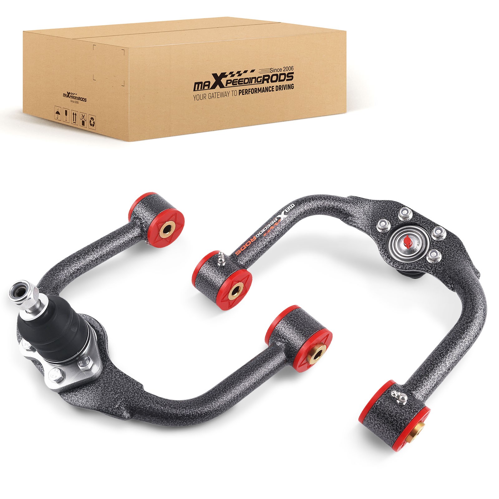 Pair Heavy Duty Front Upper Control Arms 1-4″ Lift for Grand Cherokee Commander
