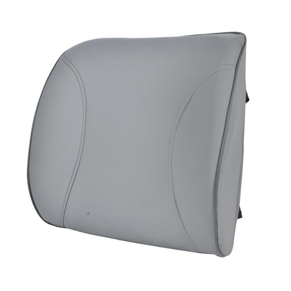 MT Memory Foam Lumbar Cushion Support Pillow Car Seat Home Office Chair Gray