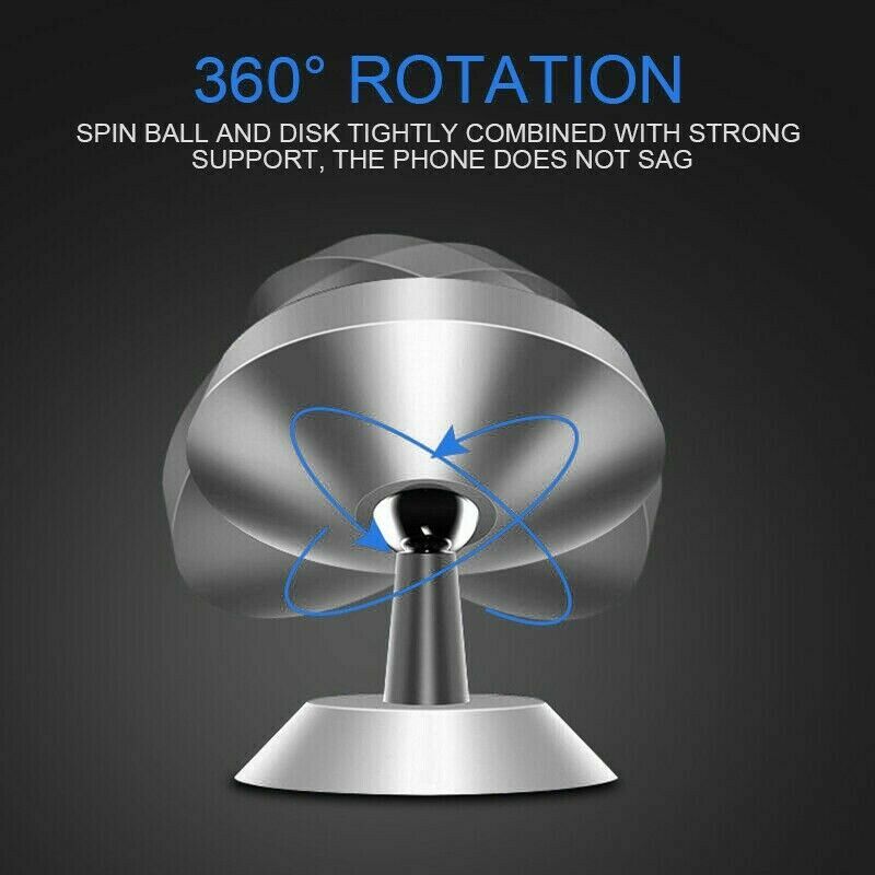 2pcs For iPhone Android Samsung Magnetic Car Phone Holder Stand Dashboard Mount