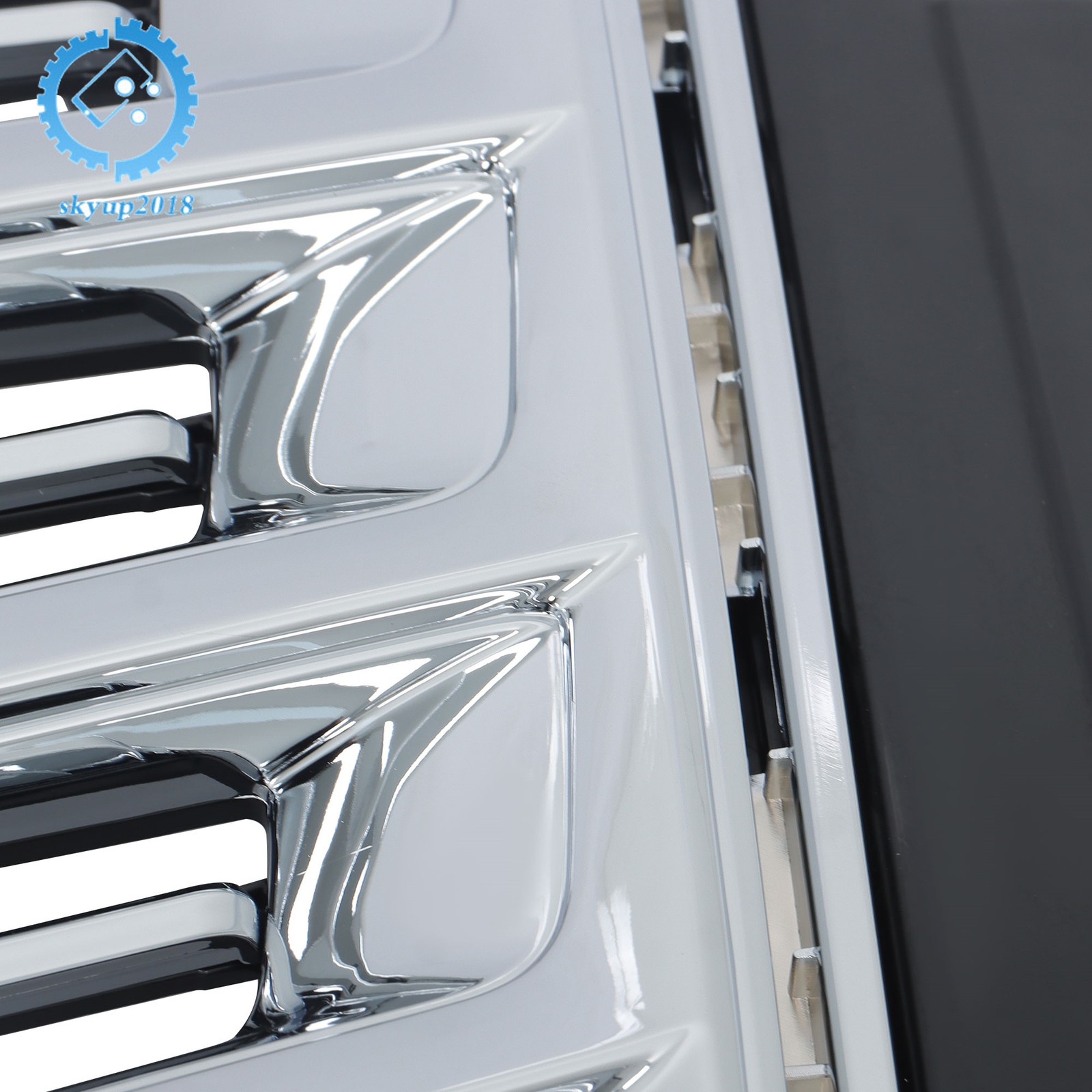 Grille Chrome Without Camera Hole Front Upper Side For Cadillac Escalade 2015-20