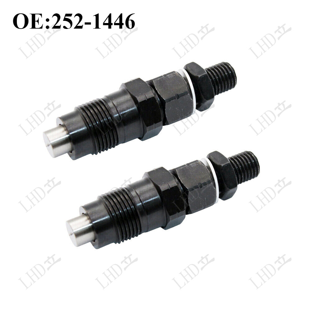 For Holland Ford Tractor 1320 1520 1620 N844 Fuel Injector 252-1446 2Pcs~
