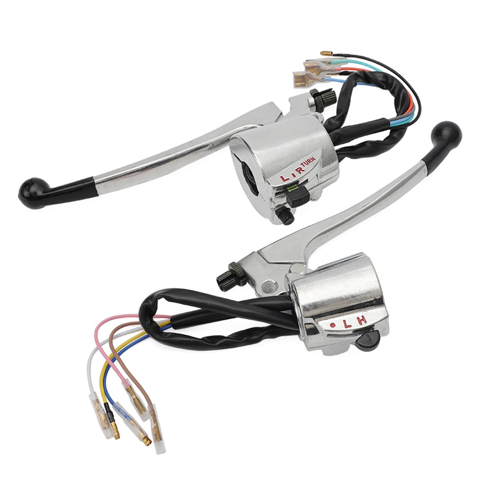 1 Pair Complete Handlebar Control Switch Lever For Honda CB100 CB125 CL90 CD90