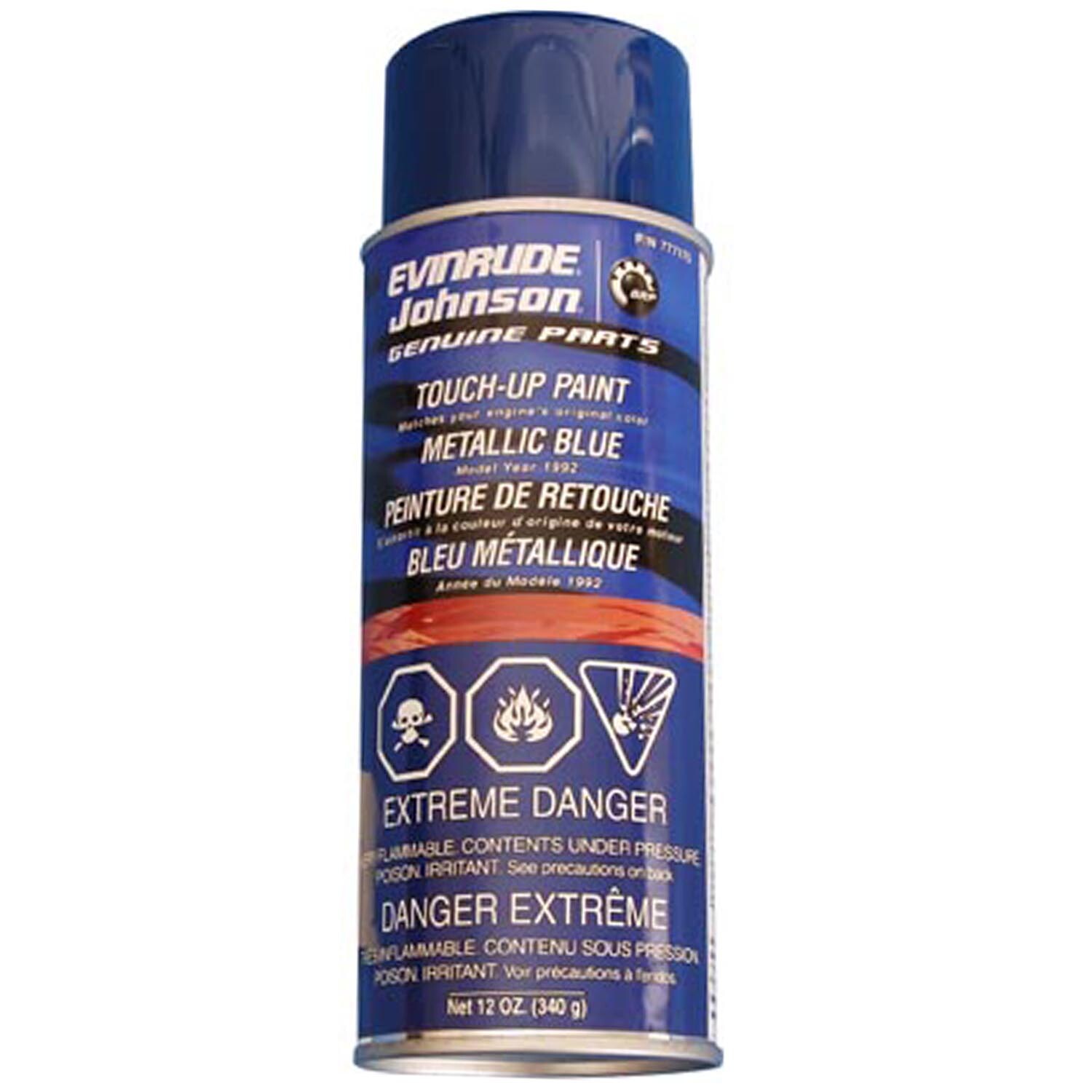 Johnson Evinrude OMC New OEM Metallic Blue Spray Paint 1992-2005 0777175, 777175