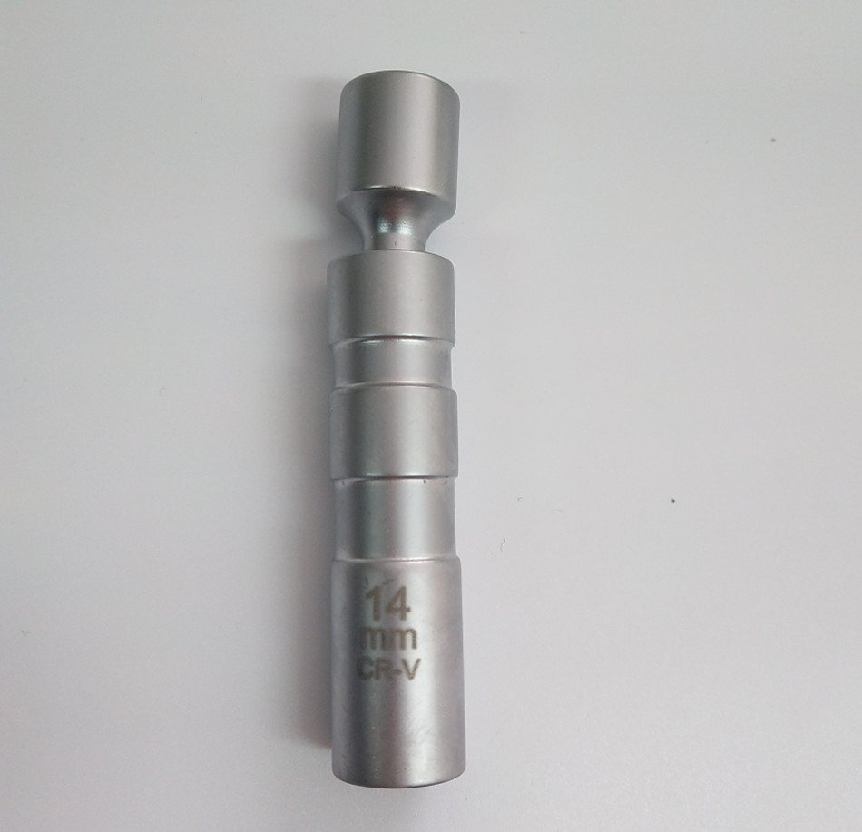 1X 14mm 3/8″ Drive Magnetic Chrome Vanadium Steel Spark Plug Sleeve Removal Tool