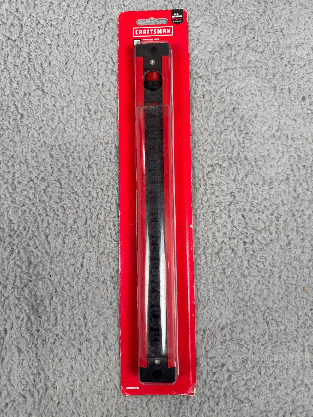 Craftsman Magnetic Twist Lock Socket Holder Rail 1/4″, 3/8″, 1/2″ Drive Choose