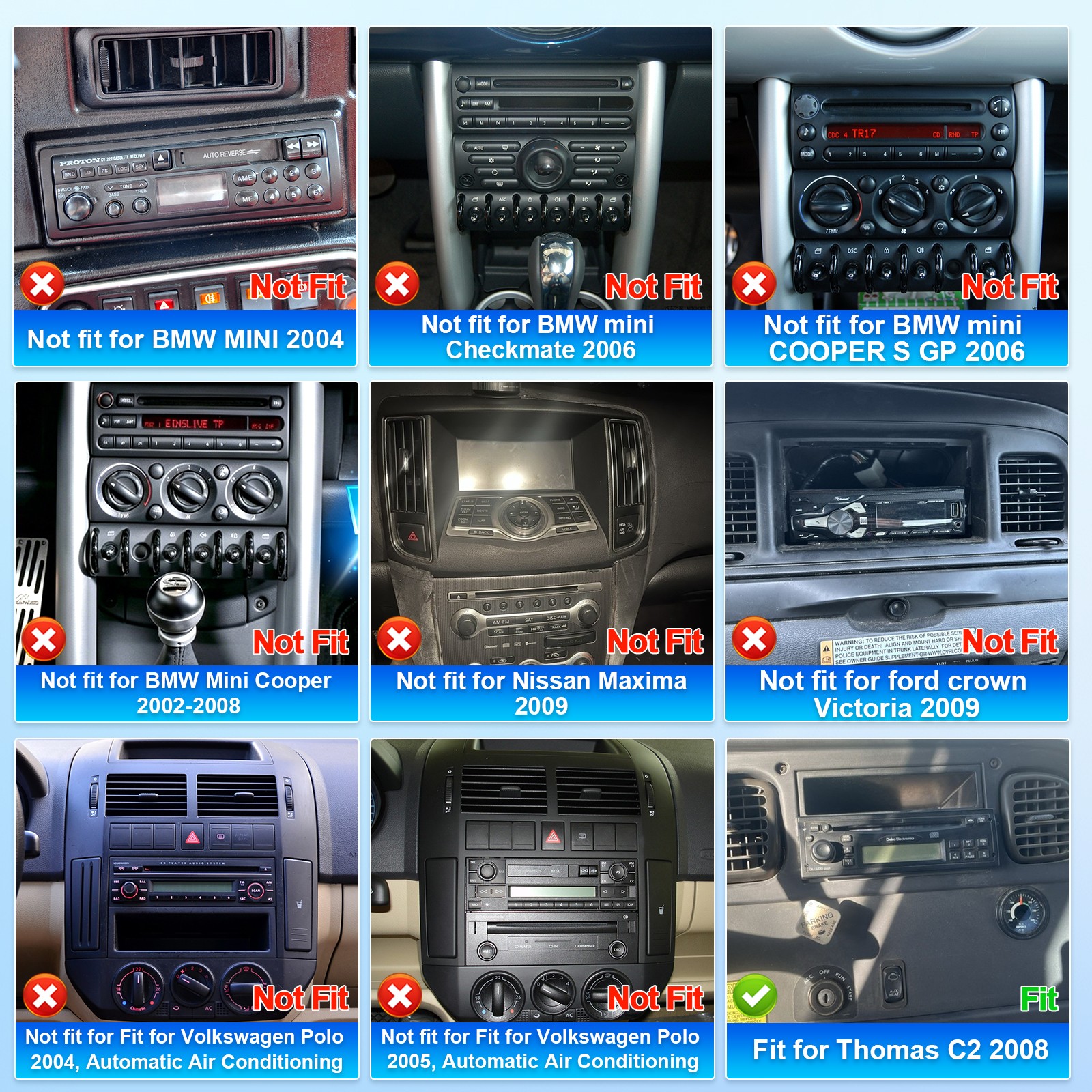MP5 Player Single DIN Touch Screen 9in HD Car FM Radio Stereo In Dash Bluetooth