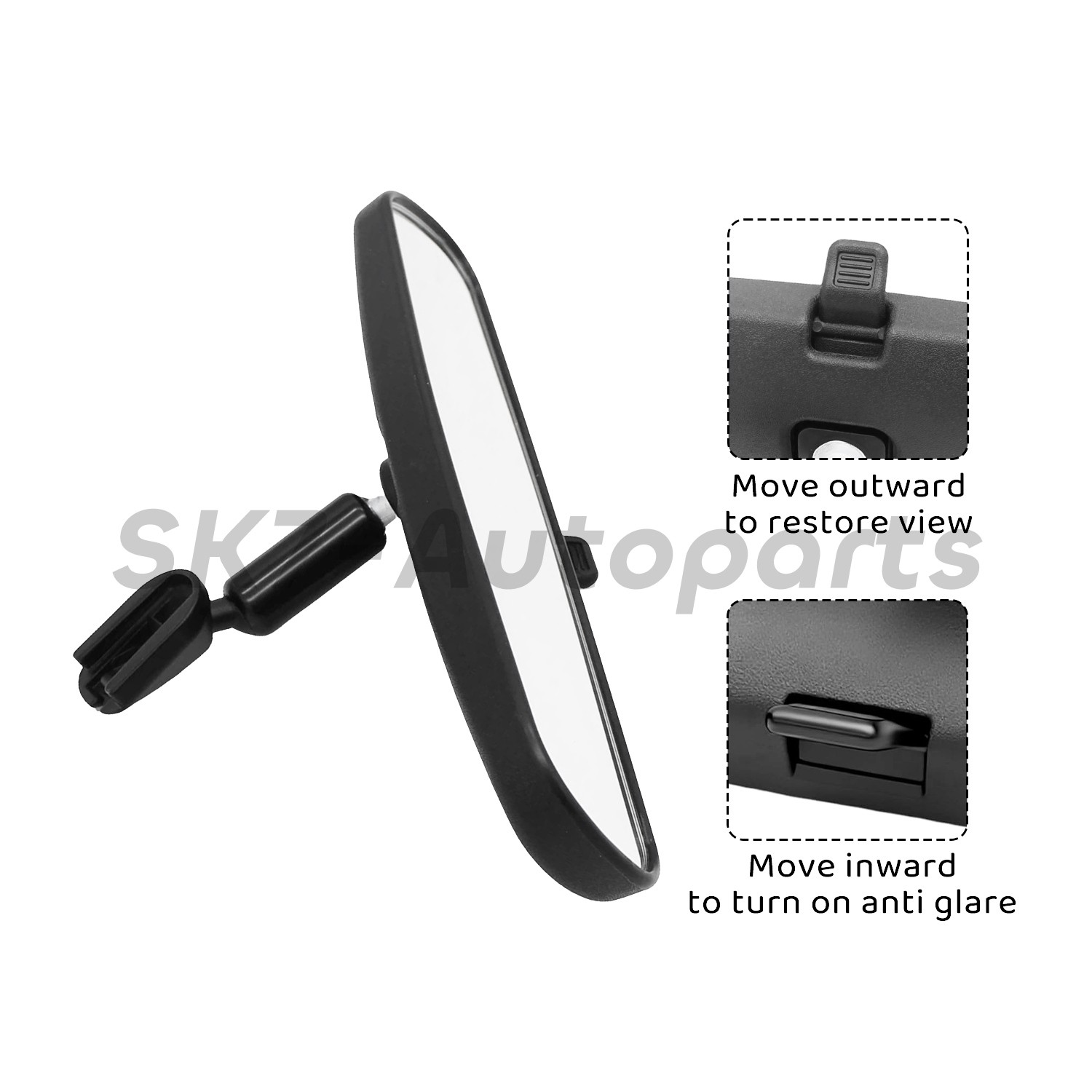 NEW Rear View Mirror For Mazda MX-5 Miata CX-7 RX-8 CX-9 2 3 5 6 B37F-69-220C US