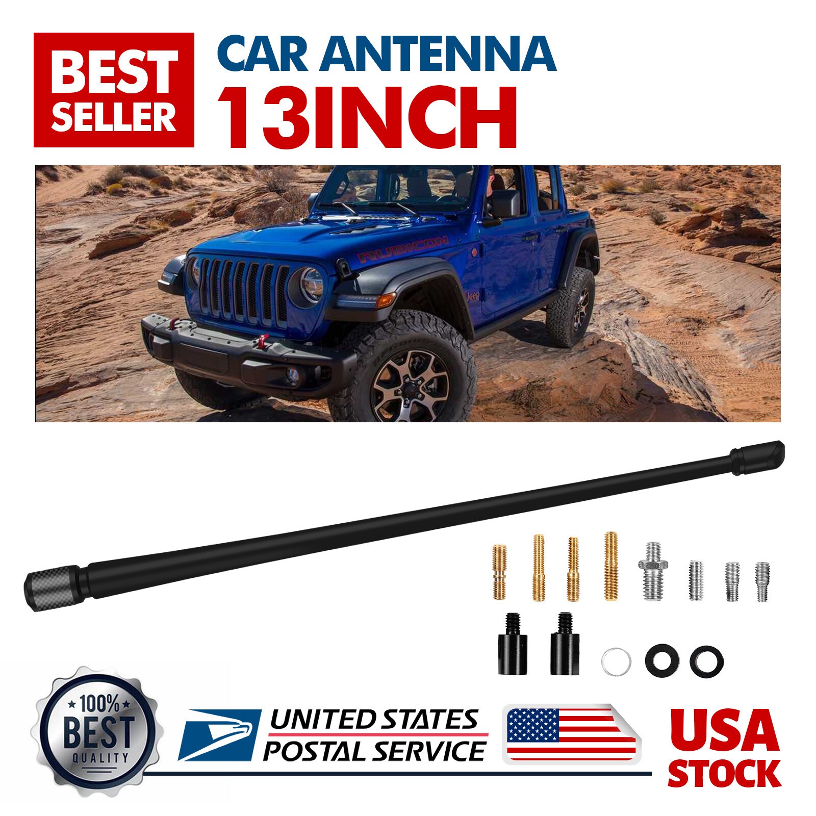 13″ in Car Rubber Antenna Radio AM/FM For Toyota 4Runner/Camry/Pickup 1984-1995