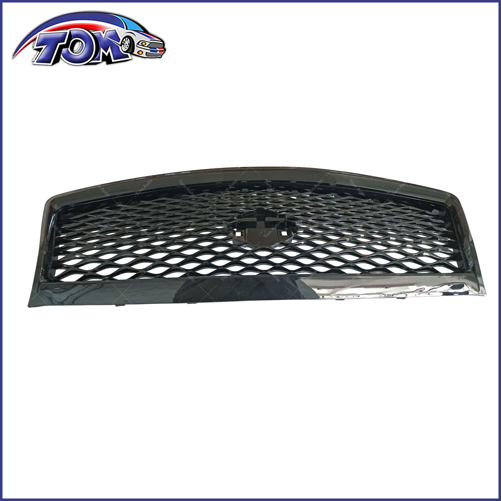 Front Bumper Upper Grille Without camera hole Fit Infiniti Q50 2014-2017 JDM