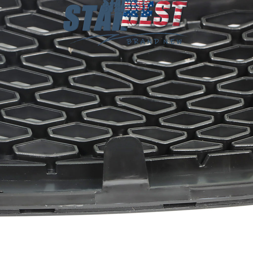 Gloss Black Front Upper Grille Grill Honeycomb Fit For 2011-2017 Toyota Sienna